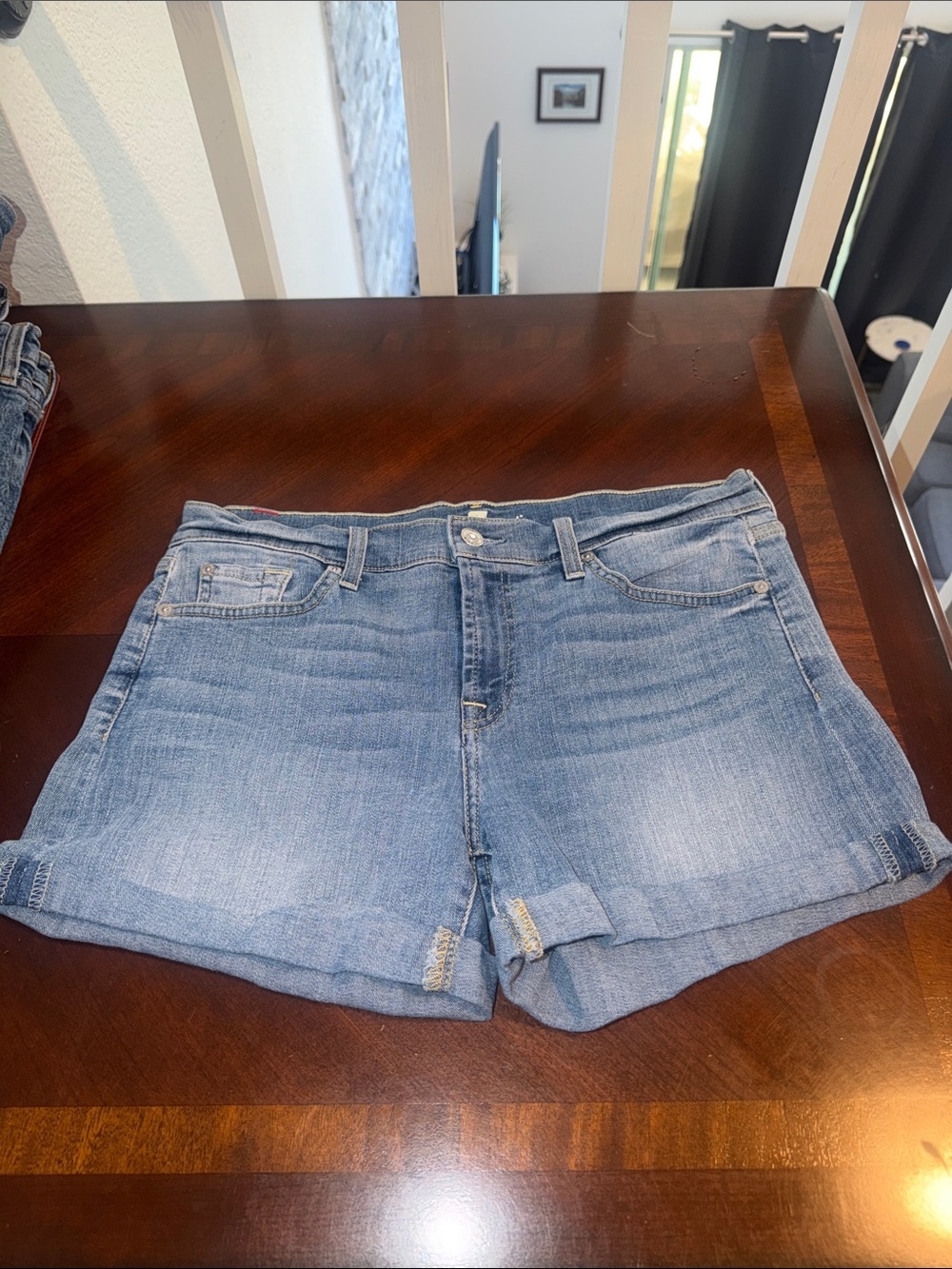 7 for all mankind Jean shorts